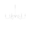 Elegant Lighting Rohan 60 inch chandelier in White - 3 of 4