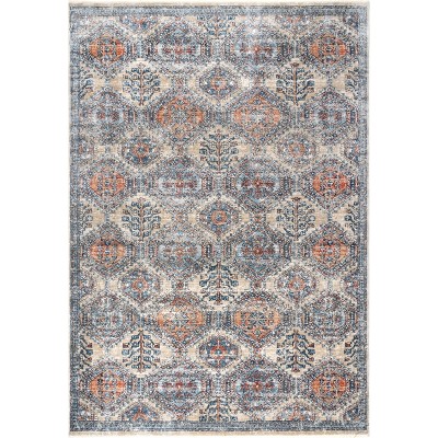 Nuloom Sara Oriental/Persian 4x6 Indoor Area Rug for Living Room Bedroom Dining Room Kitchen, Grey