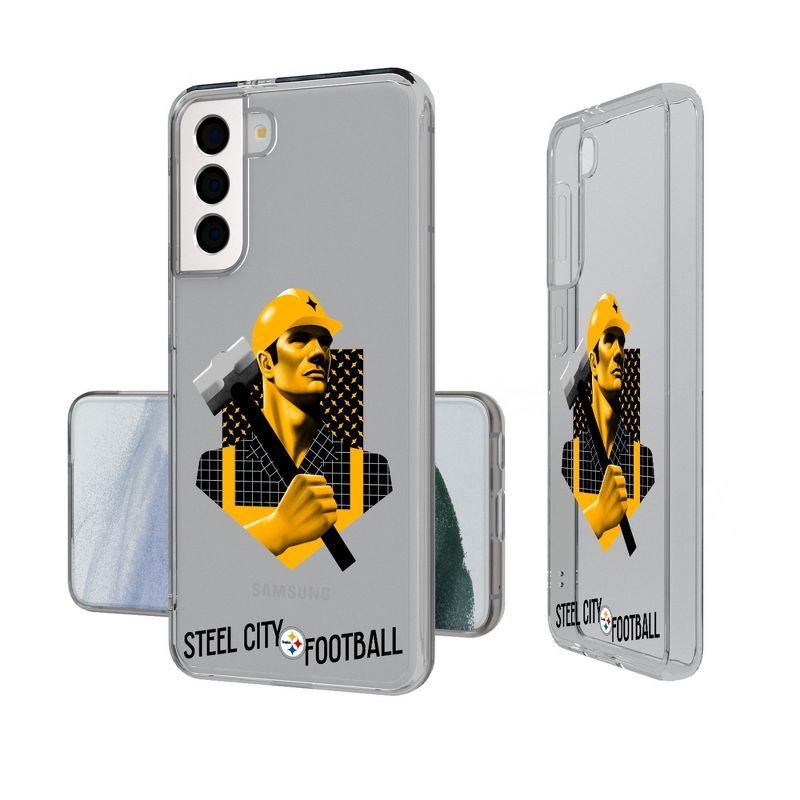 Keyscaper Pittsburgh Steelers 2024 Illustrated Limited Edition Clear Phone Case, 1 of 7