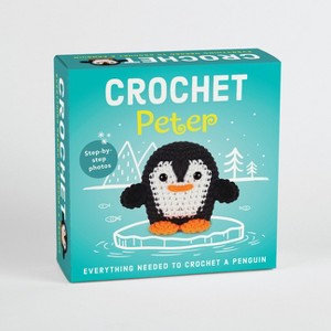 Pil Crochet Kit for Beginners - Peter the Penguin Amigurumi - Complete DIY Kit with Step-By-Step Instructions, Yarn, Hook, Safety Eyes & Stuffing - - 1 of 1