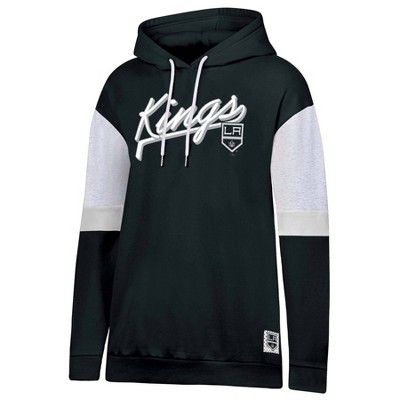 NHL Los Angeles Kings Men's Long Sleeve Hooded Sweatshirt with Lace - S