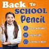 4E's Novelty 32 Pack Welcome Back Pencils, Motivational Pencils for Kids, Fun Pencils for Students - 2 of 4