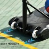 RISOKEYS Portable Basketball Hoop, Height Adjustable 5-7FT, with 33 in Backboard and Wheels, for Indoor Outdoor - 4 of 4