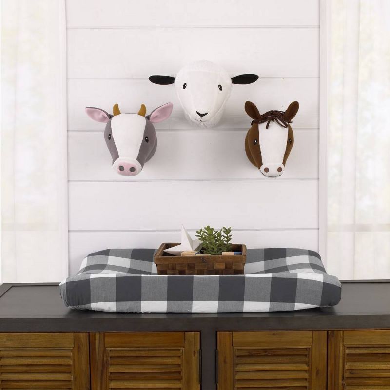 Little Love by NoJo Cow Plush Head Wall Decor, 6 of 7