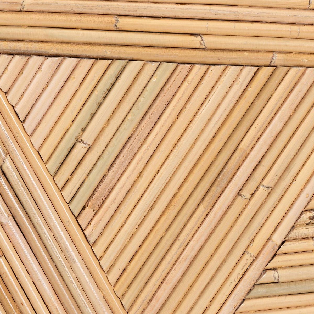 bali & pari Milagra Natural Rattan Coffee Table: Bohemian, No Assembly, Indonesia Crafted - thumbnail 6