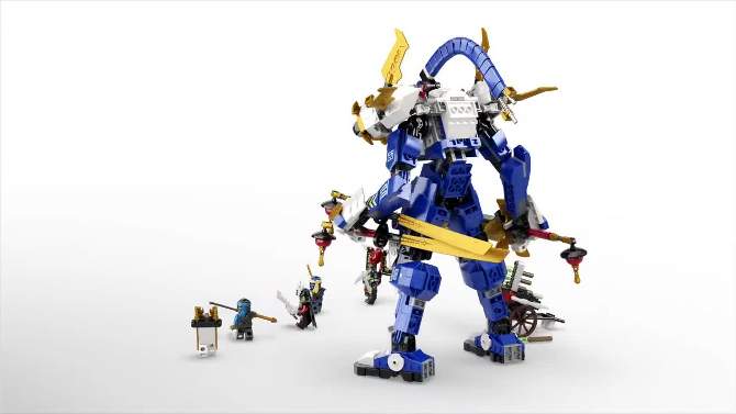 LEGO NINJAGO Jay Titan Mech Action Figure Battle Toy 71785, 2 of 8, play video