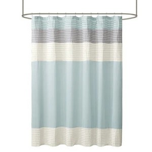 LunaLulinlk Faux Silk Shower Curtain - 1 of 4