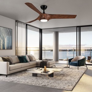Multi Speed Fan Control, LED Dimmable 52" Indoor Ceiling Fan Ceiling Chandelier Fan With Remote, Timing Function, Memory Function-The Pop Home - 1 of 4