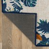 World Rug Gallery Contemporary Floral Border Indoor/Outdoor Area Rug - 4 of 4