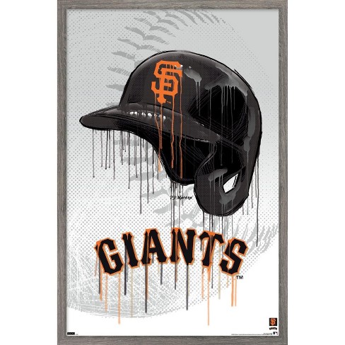 Trends International Mlb San Francisco Giants - Drip Helmet 22 Framed Wall  Poster Prints Barnwood Framed Version 14.725 X 22.375 : Target