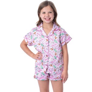 Harry Potter Girls' Honeydukes Wizarding World Sleep Pajama Set Shorts Pink - 1 of 4