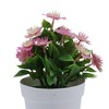 Unique Bargains Artificial Plants Square-Stem Chrysanthemum Plastic 3.94"x3.94"x7.87" 1 Pcs - 4 of 4