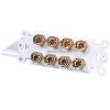 Monoprice High Quality Banana Binding Post Two-Piece Inset Wall Plate For 4 Speakers - Coupler Type - 3 of 4