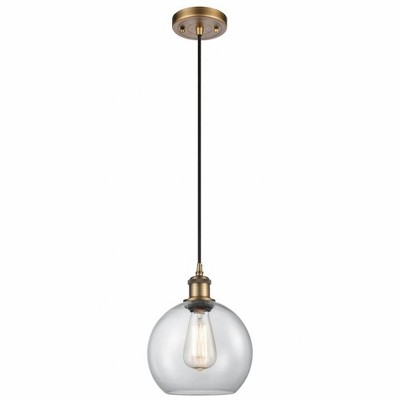Athens - 1 Light Mini Pendant In Industrial Style-10 Inches Tall and 8 Inches Wide