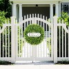 Attop 20'' Boxwood Wreaths Front Door Artificial Spring Wreath. Wreaths Green Year Round Indoor Outdoor - 3 of 4