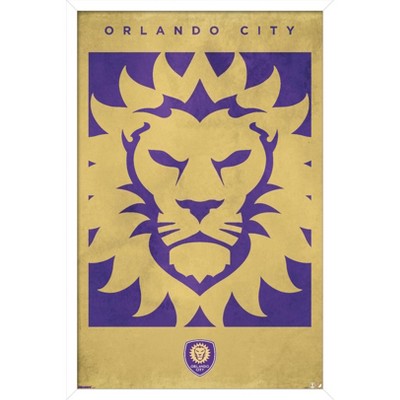 Trends International MLS Orlando City SC - Logo 25 Framed Wall Poster Prints