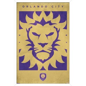 Trends International MLS Orlando City SC - Logo 25 Framed Wall Poster Prints - 1 of 4