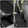 TruAIR All-Weather Floor Mats for 2023-2025 Chevy Colorado Crew Cab - Custom Fit TPE Liners (1st/2nd Row Set, Black, 1-Pack) - 3 of 4