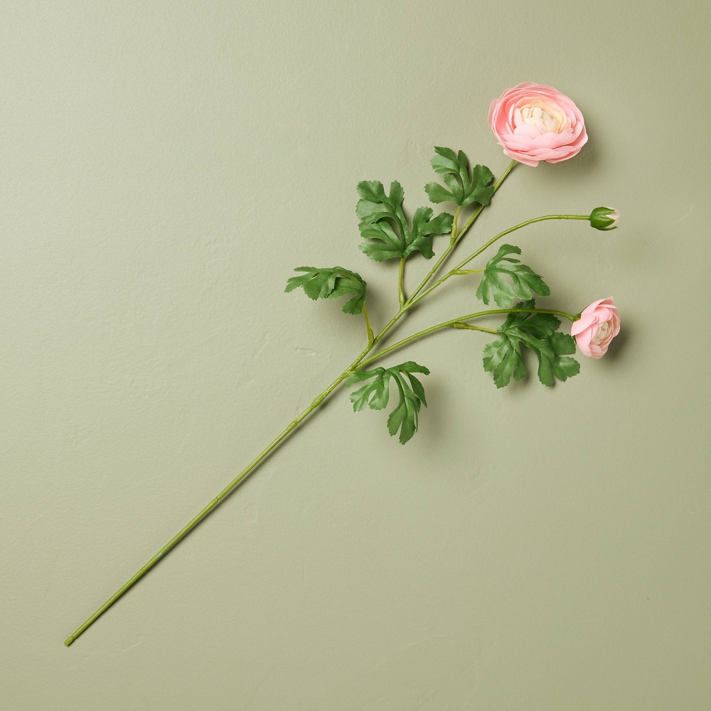 Ranunculus Artificial Light Pink - Hearth & Hand™ with Magnolia