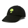 Dalix Alien Embroidered UFO Dad Hat Cotton Baseball Cap Adjustable Mens - 4 of 4
