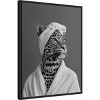 Amanti Art Lady Leopard Spa Day by Niky Rahner Framed Canvas Wall Art - 2 of 4