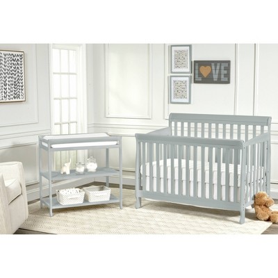 Suite Bebe Riley Lifetime Crib and Toddler Guard Rail Bundle - Gray