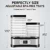 Homdox 400W Food Dehydrator Machine 8 BPA-Free Trays 72H Timer Professional Jerky Fruit Meat Dryer FREE Fruit Roll Sheet - 3 of 4