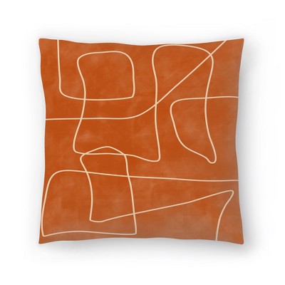 terracotta burnt orange abstract shapes 2