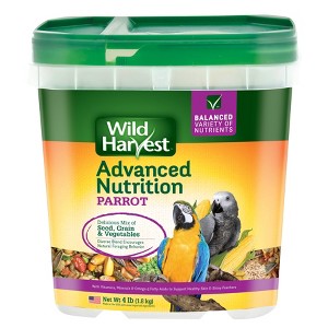 Wild Harvest Advanced Nutrition Grain and Vegetable Flavor Parrot Dry Food - 4lb - 1 of 4