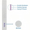 80/80 Grit Nail Files 100 Pcs, Coarse Emery Boards for Acrylic Gel Nails, Double Sided Emory Professional Nail Filers Pack - 3 of 4