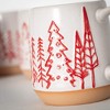 4.75"H Sullivans 'tis The Season Christmas Mugs Set of 4 Red-White Indoor Christmas Decor - 2 of 4