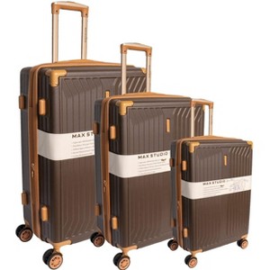 Max Studio The Edin ABS 3-Piece Luggage Set - 1 of 4