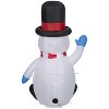 Gemmy Airblown Christmas Inflatable Snowman with Tall Top Hat - 48 in. - 4 of 4