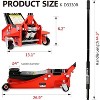 3 Ton Low Profile Floor Jack, Floor Jack Lifting Range 3.3"-18.5", Heavy-Duty 6600 Lbs Steel Racing Floor Jack with Dual Piston Quick Lift Pump - 4 of 4