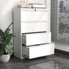 Munora - 5-Drawer Lateral File Cabinet with Lock - Wide Storage for Letter/Legal/A4 Files - White - 2 of 4