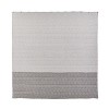 LunaLulinlk Gray Color Block Boucle Cotton/Poly Shower Curtain, 72" x 72" - 2 of 4