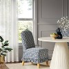 Replacement Ruffled Slipcover Only for Rounded Back Dining Chair - Threshold™ - 2 of 4