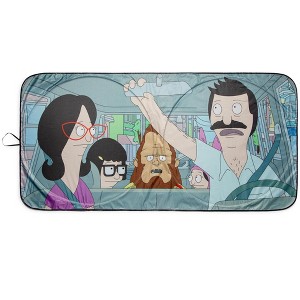 Surreal Entertainment Bob's Burgers Belcher Family Sunshade for Car Windshield | 64 x 32 Inches - 1 of 4