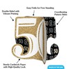 Big Dot of Happiness 3D Gold 50th Birthday Centerpiece Table Decorations, Freestanding Adult 50th Birthday Party Centerpieces - 8 Count - 3 of 4