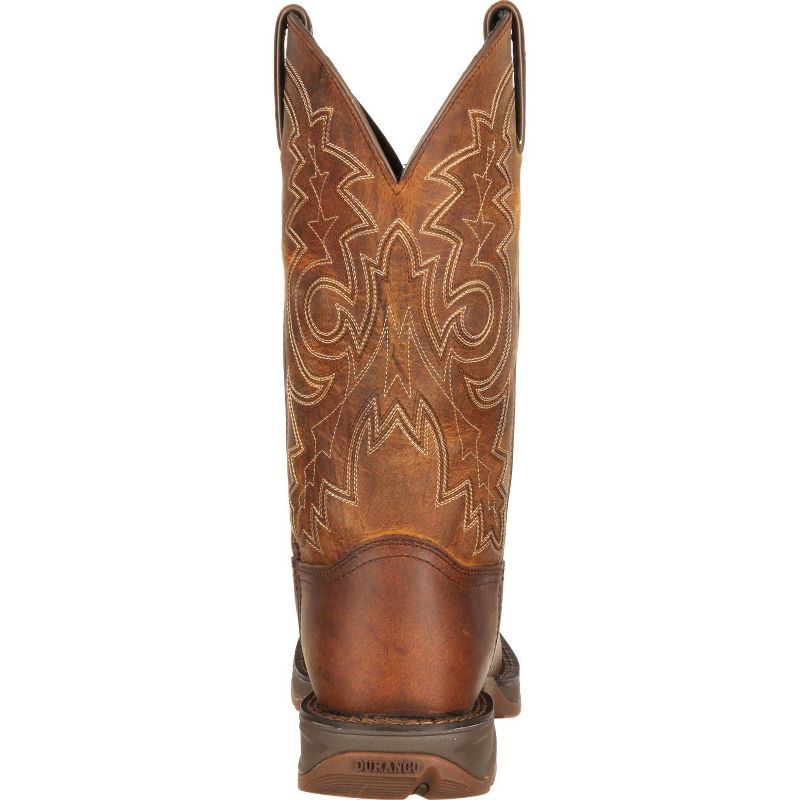 Men's Durango Pull-On Western Boot, DB4443, Brown, 4 of 8