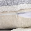 18*18in Modern Decorative Square Tufted Pillow Cover with Tassels, Soft Pillow Sham Case for Sofa Couch Bedroom Car Living Room Inverted - 3 of 3