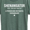 Women's - Instant Message - Shenanigator Definition Short Sleeve Graphic T-Shirt - 2 of 4