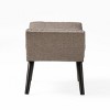NicBex 40.75 Inch Ottoman Bench with Storage Modern Linen Bench with Tufted Top and Wooden Legs for Living Room, Bedroom, Entryway - 4 of 4