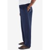 KingSize Men's Big & Tall Elastic Waist Gauze Cotton Pants - 4 of 4