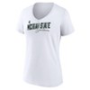 NCAA Michigan State Spartans Women's White V-Neck T-Shirt - 2 of 3