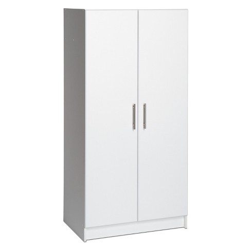 Open Front - 2 Shelves - Metal - Wide - Storage Cabinet