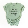 Simply Sage Market I Run On Kisses And Chaos Short Sleeve Tee - 3 of 4