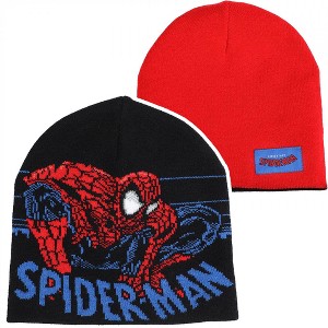Adult Spider-Man Reversible Jacquard Skull Cap Beanie - 1 of 4