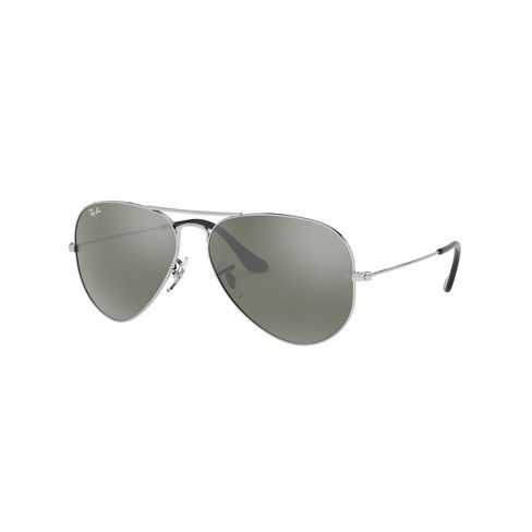 Ray-ban Aviator Rb3025 55mm Gender Neutral Pilot Sunglasses Silver Mirror  Lens : Target