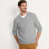 Lands' End Men's Fine Gauge Cashmere V-neck Sweater - 3 of 4